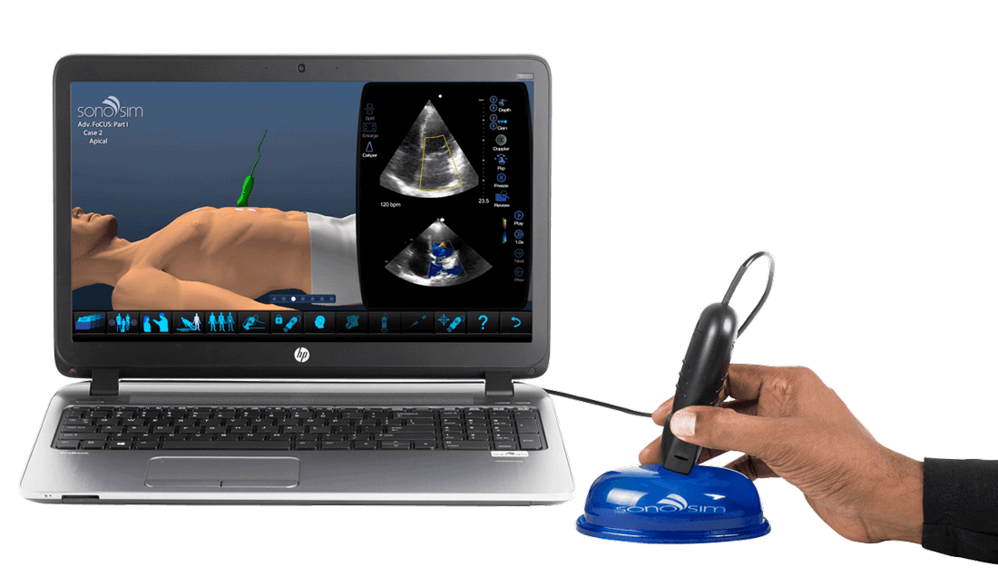 1) Overview of the SonoSim Ultrasound Training Solution