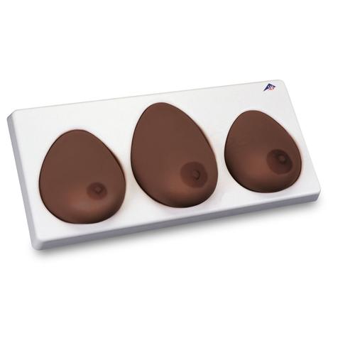 Breast-Self-Examination-model-three-single-breasts-on-base-dark