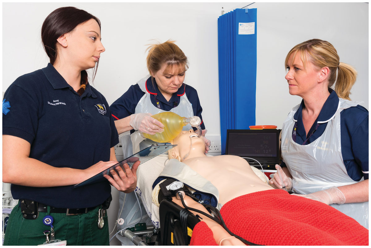 Resusci Anne intubated