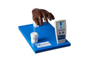 Glucohand® - Digital Glucometer Simulator, Dark
